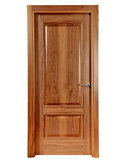 zdobione drzwi orzechowe, drzwi fornir z drewna