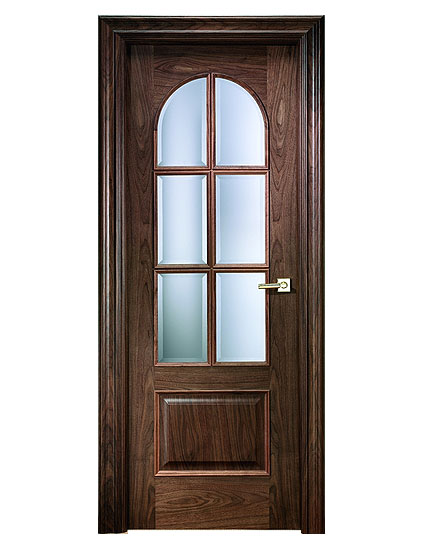 drzwi zdobione fornirowane, drzwi ze szkłem drewniane