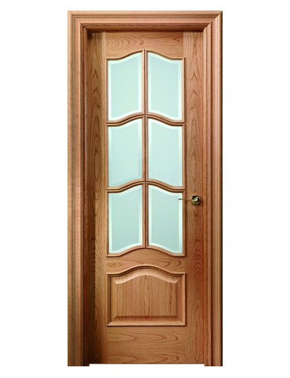 klasyczne drzwi zdobione ze szkłem, drzwi fornir naturalny dąb