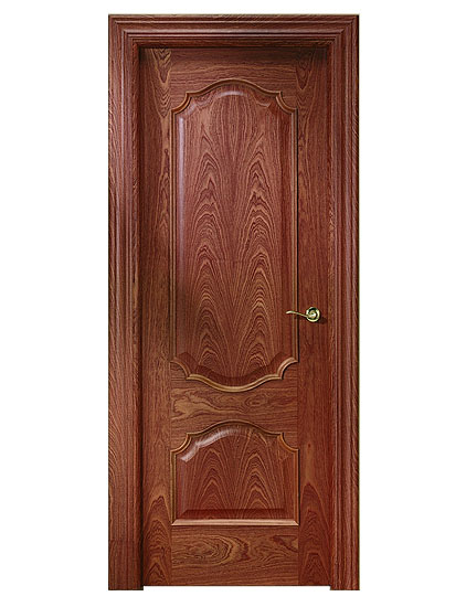 klasyczne drzwi zdobione z drewna