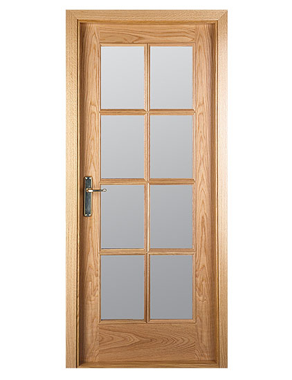 drzwi fornirowane naturalne drewno, drzwi w kolorze dębowym, drzwi z drewna i szkła