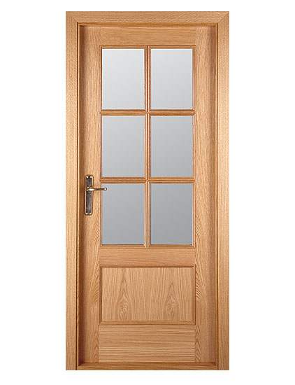 klasyczne drzwi dąb, drzwi fornirowane z drewna i szkła