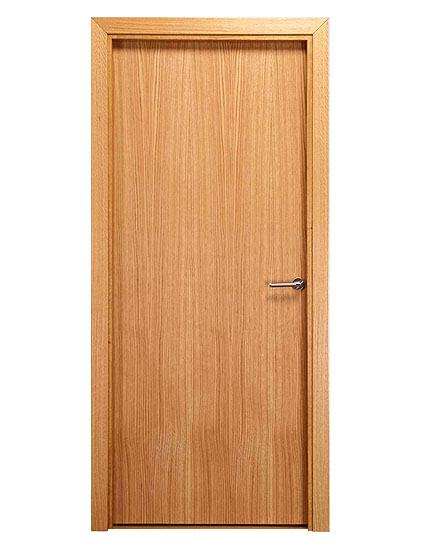 gładkie drzwi fornirowane, drzwi z drewna dąb, drzwi fornir dębowy