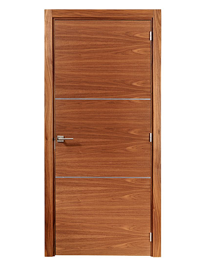 nowoczesne drzwi fornir orzechowy, drzwi wewnętrzne fornirowane drewno