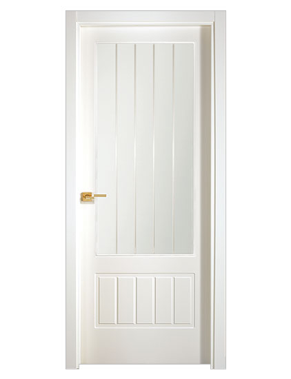eleganckie drzwi białe, drzwi zdobione białe, drzwi złota klamka