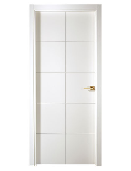 nowoczesne drzwi białe, drzwi ze złotą klamką, białe drzwi na wymiar, luksusowe drzwi