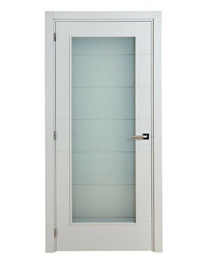 drzwi białe z ozdobnym szkłem, drzwi z matowym szkłem do biura