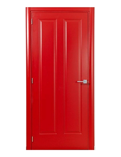 oryginalne drzwi kolorowe, czerwone drzwi do pokoju, lakierowane drzwi