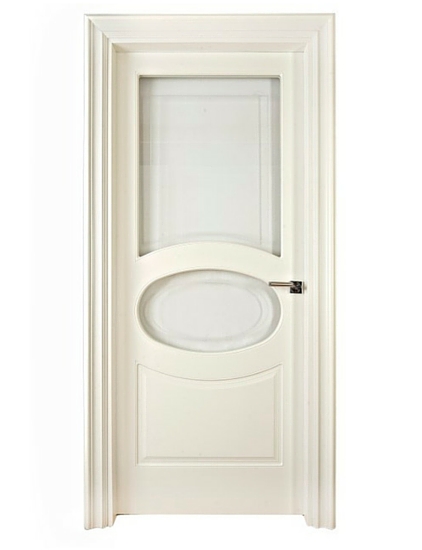eleganckie drzwi białe, drzwi z ozdobnym szkłem