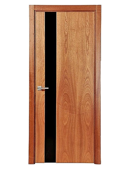 nowoczesne drzwi z drewna i szkła, drzwi ozdobione czarnym szkłem