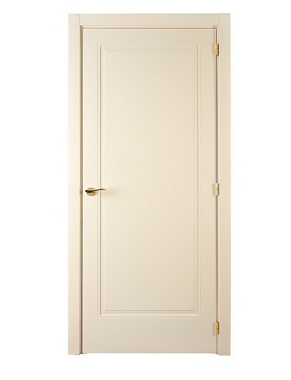 drzwi klasyczne białe, złota klamka do białych drzwi