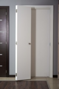 drzwi składane białe