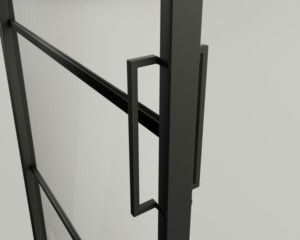 drzwi typu loft, czarne drzwi loftowe na wymiar
